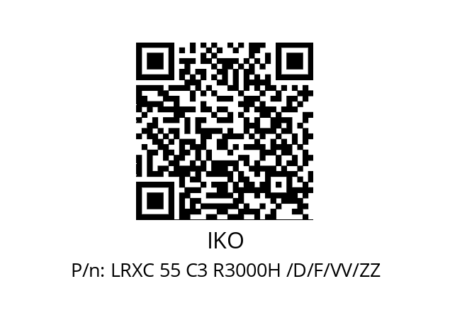   IKO LRXC 55 C3 R3000H /D/F/VV/ZZ