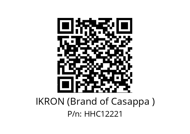   IKRON (Brand of Casappa ) HHC12221