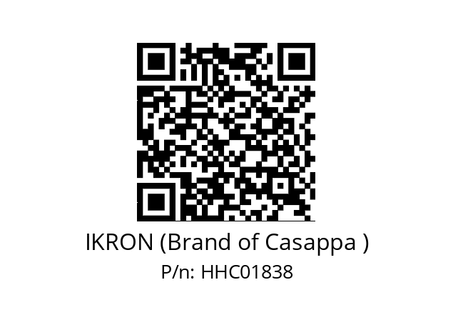   IKRON (Brand of Casappa ) HHC01838