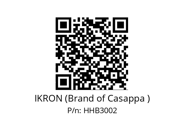   IKRON (Brand of Casappa ) HHB3002