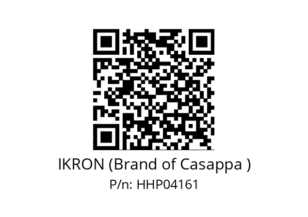   IKRON (Brand of Casappa ) HHP04161