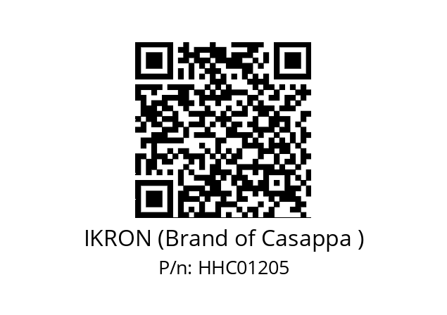   IKRON (Brand of Casappa ) HHC01205