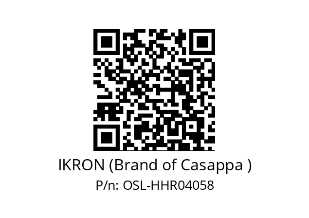   IKRON (Brand of Casappa ) OSL-HHR04058