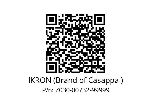   IKRON (Brand of Casappa ) Z030-00732-99999