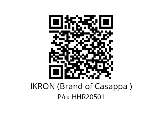   IKRON (Brand of Casappa ) HHR20501