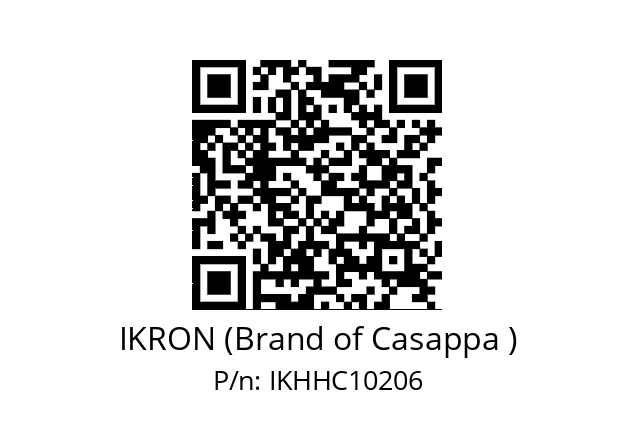   IKRON (Brand of Casappa ) IKHHC10206