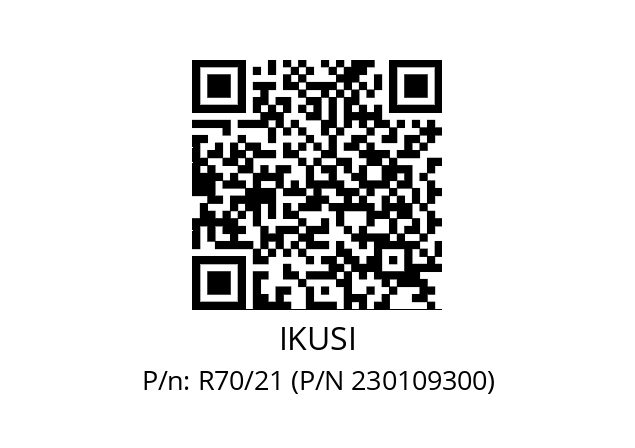   IKUSI R70/21 (P/N 230109300)