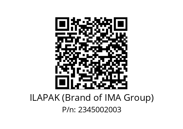   ILAPAK (Brand of IMA Group) 2345002003