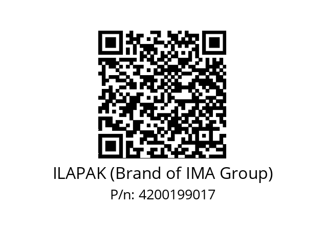   ILAPAK (Brand of IMA Group) 4200199017