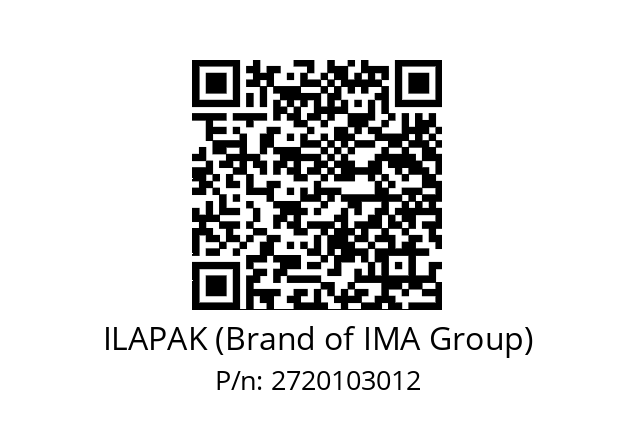   ILAPAK (Brand of IMA Group) 2720103012