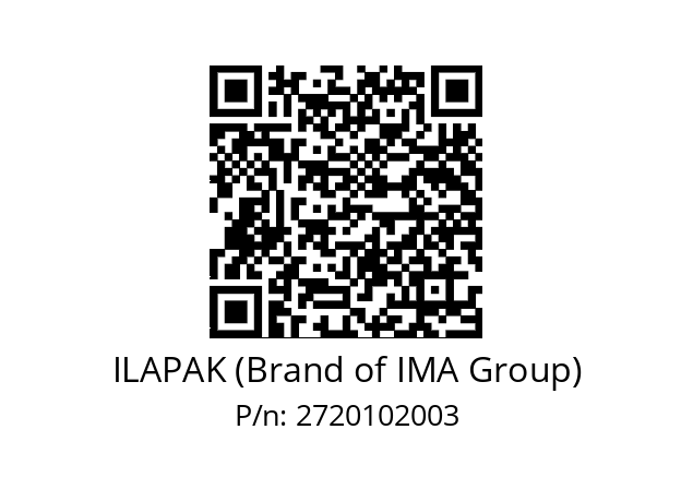   ILAPAK (Brand of IMA Group) 2720102003