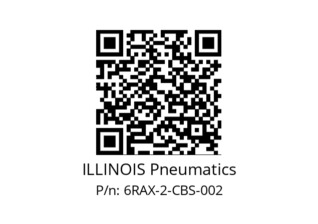   ILLINOIS Pneumatics 6RAX-2-CBS-002