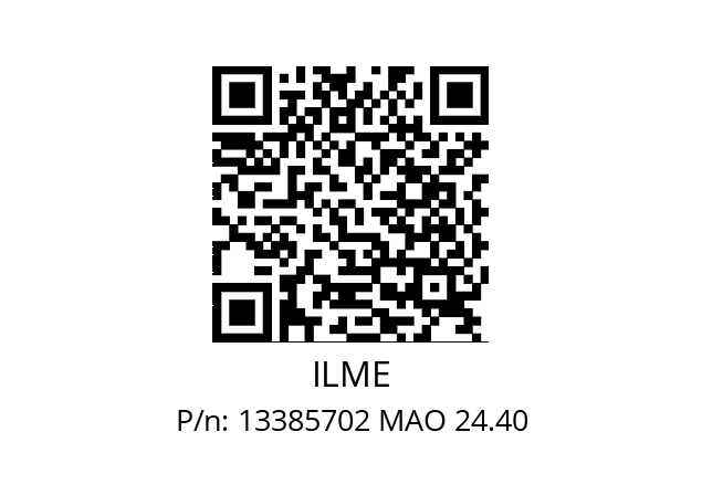   ILME 13385702 MAO 24.40