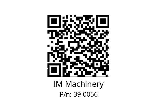   IM Machinery 39-0056