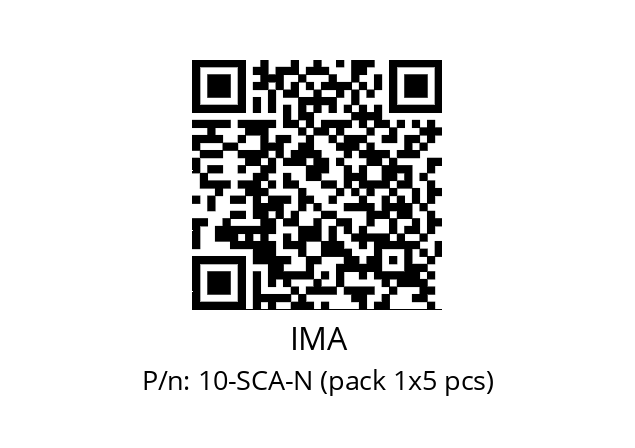   IMA 10-SCA-N (pack 1x5 pcs)