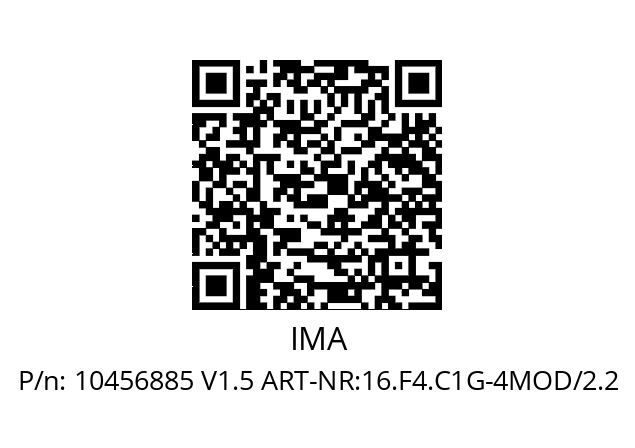   IMA 10456885 V1.5 ART-NR:16.F4.C1G-4MOD/2.2