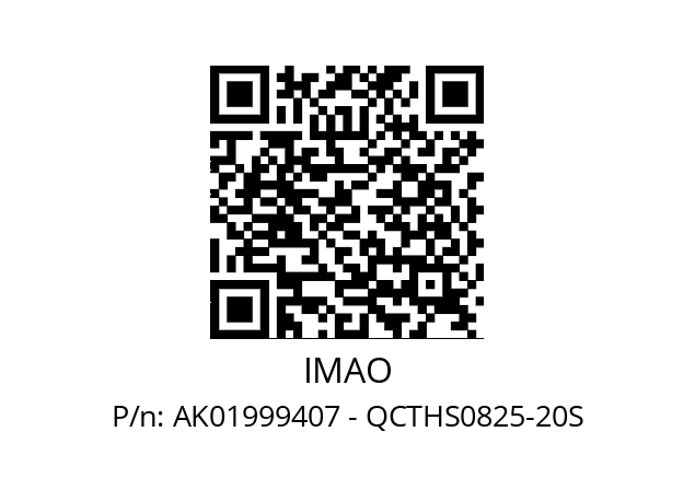   IMAO AK01999407 - QCTHS0825-20S