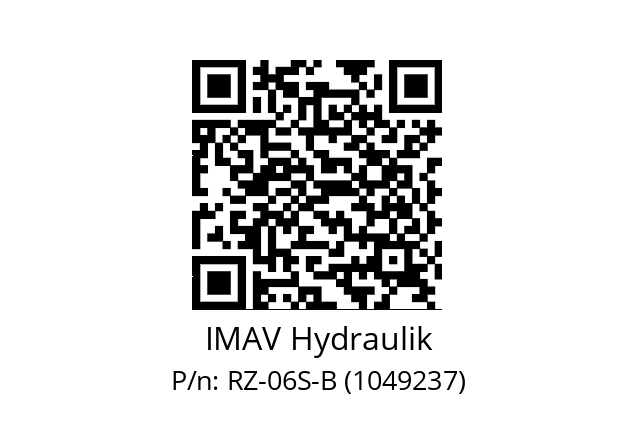   IMAV Hydraulik RZ-06S-B (1049237)