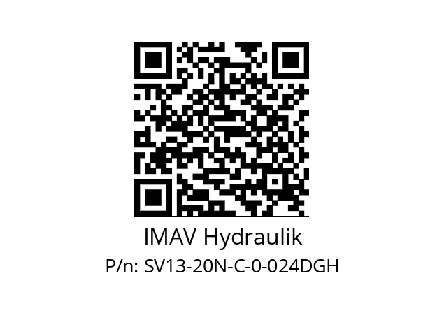   IMAV Hydraulik SV13-20N-C-0-024DGH