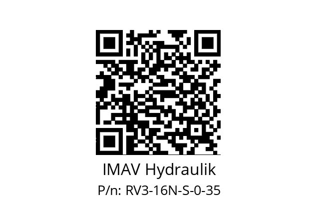   IMAV Hydraulik RV3-16N-S-0-35