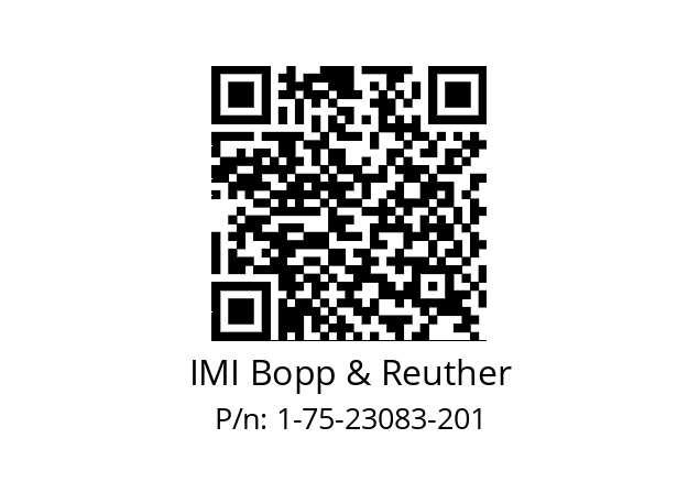   IMI Bopp & Reuther 1-75-23083-201