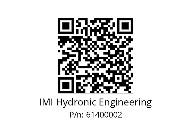   IMI Hydronic Engineering 61400002