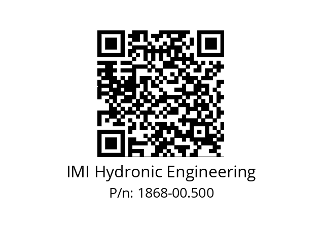   IMI Hydronic Engineering 1868-00.500