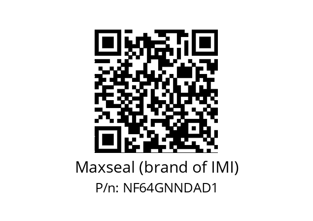   Maxseal (brand of IMI) NF64GNNDAD1