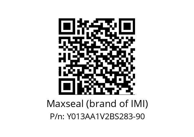   Maxseal (brand of IMI) Y013AA1V2BS283-90