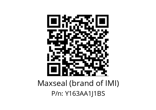   Maxseal (brand of IMI) Y163AA1J1BS