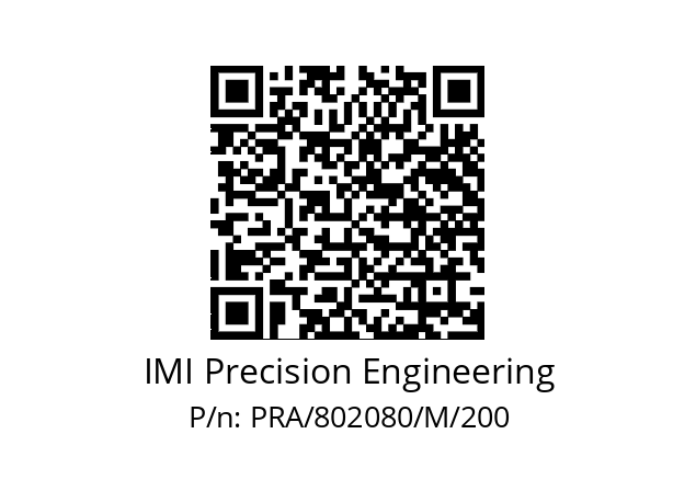   IMI Precision Engineering PRA/802080/M/200