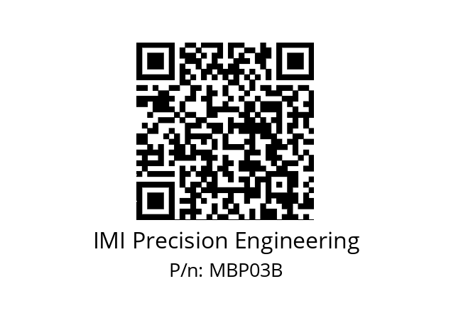   IMI Precision Engineering MBP03B