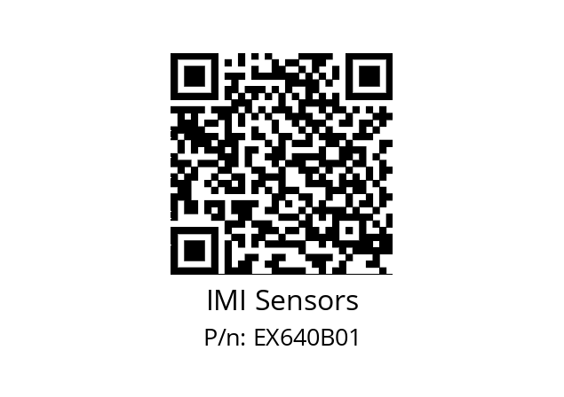   IMI Sensors EX640B01