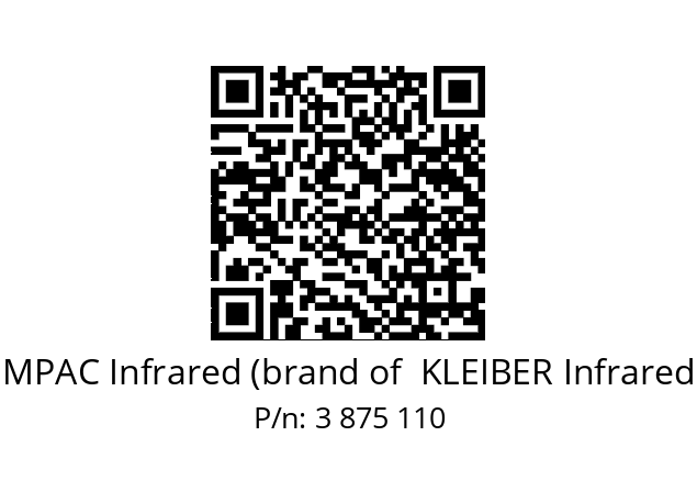   IMPAC Infrared (brand of  KLEIBER Infrared) 3 875 110