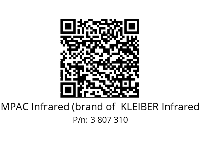   IMPAC Infrared (brand of  KLEIBER Infrared) 3 807 310