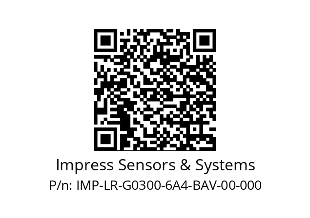   Impress Sensors & Systems IMP-LR-G0300-6A4-BAV-00-000