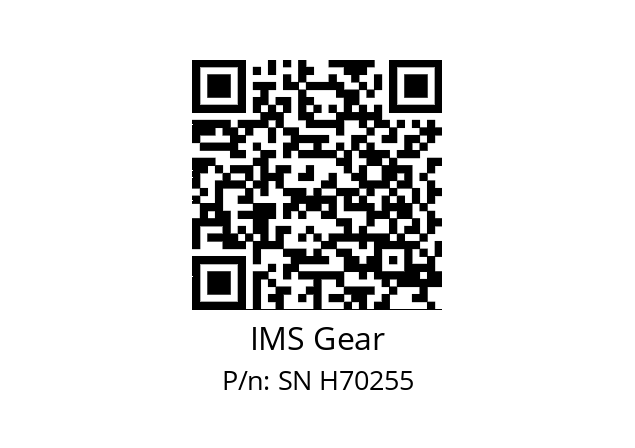   IMS Gear SN H70255