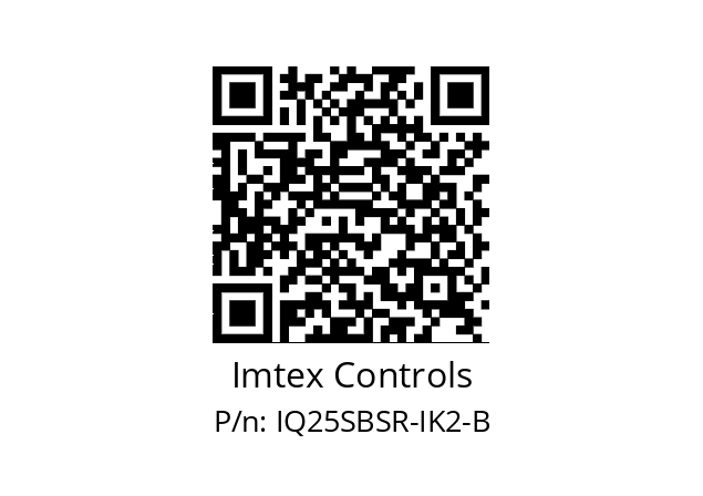   Imtex Controls IQ25SBSR-IK2-B