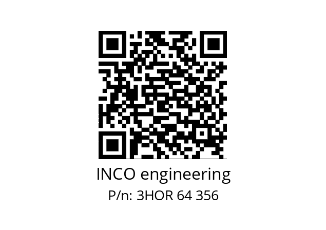   INCO engineering 3HOR 64 356