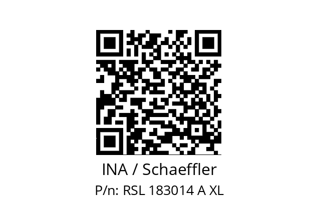   INA / Schaeffler RSL 183014 A XL