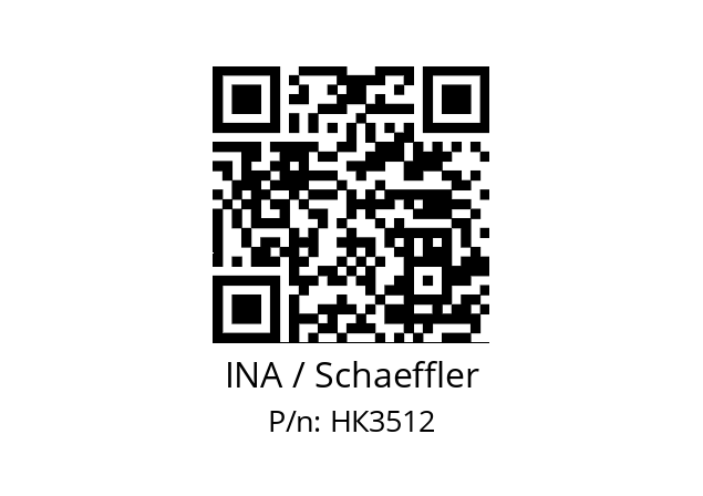   INA / Schaeffler НК3512