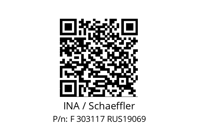   INA / Schaeffler F 303117 RUS19069