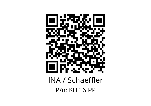   INA / Schaeffler KH 16 PP