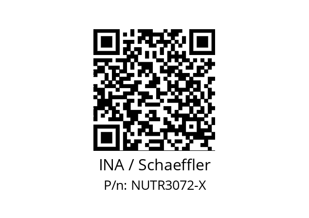   INA / Schaeffler NUTR3072-X