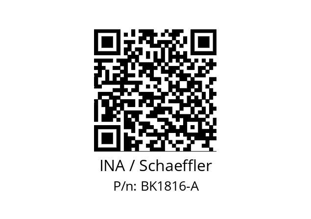   INA / Schaeffler BK1816-A