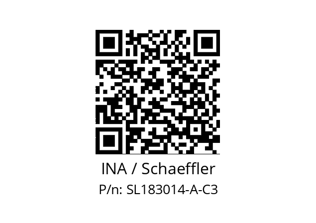   INA / Schaeffler SL183014-A-C3