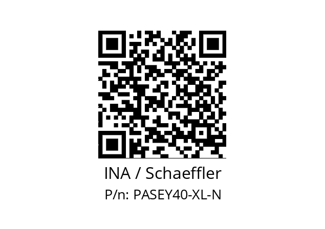   INA / Schaeffler PASEY40-XL-N