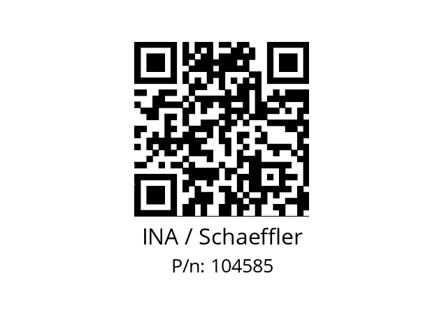   INA / Schaeffler 104585