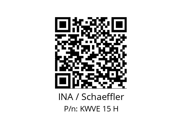   INA / Schaeffler KWVE 15 H