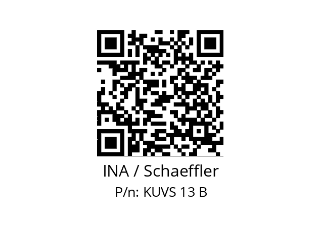   INA / Schaeffler KUVS 13 B